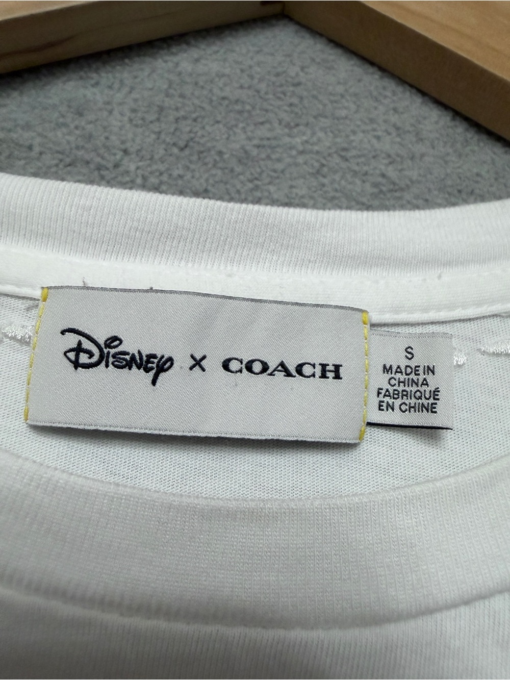 Disney X Coach sz S Signature T Shirt Unisex “ A dark fairy tale “ - Picture 5 of 9